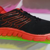 حذاء رياضي شمواه نعل خفيف - 40 Eu - اسود واحمر