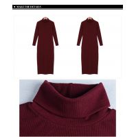 بلوزة قطنية طويلة - M - احمر  تركي 