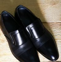 حذاء رجالي تركي بدون رباط  - 42 Eu - اسود