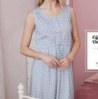 فستان بيتي- قميص نوم - 36/38 Eu - ازرق سمواي فاتح