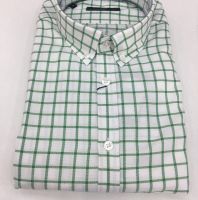  قميص  رجالي - M - ابيض واخضر Polopark