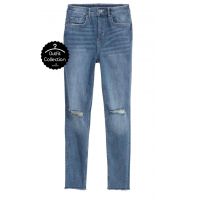 بنطلون  ممزق  - 37 - جينز ازرق