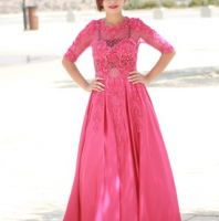 فستان سواريه تركي - 38 Eu - فوشي