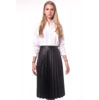 تنورة جلد  - M - اسود