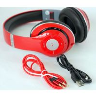 سماعات ستيريرو  (لاسلكي)  هيد فون  Stereo Headphone - احمر