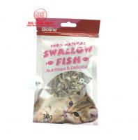 دريدس للقطط على طعم السمك Bioline Swallow Fish Cat Treats 30g 
