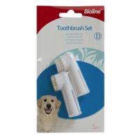 طقم فرشاة اسنان BIOLINE Finger Dish Brush Set Mature 