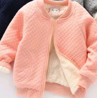 جاكيت بناتي شتوي  - من 6-9 اشهر  - مشمشي