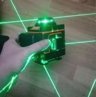 جهاز ليزر شكلة 16 خط لون اخضر + ريموت تحكم