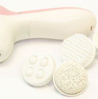 4 in 1 Electric Facial Face Pore Cleaner Body Cleaning Massage Machine ( pink )