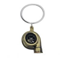 Turbo Key chains-Bronze Colour-Zinc Alloy Metal