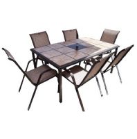 طاولة مستطيلة وجه بلاط، كارنيفل