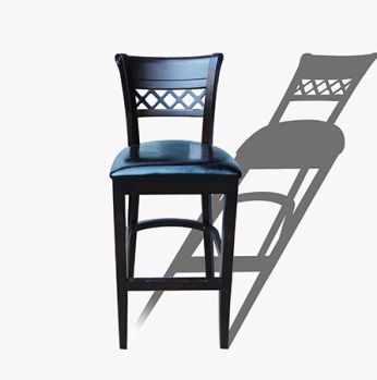 كرسي بار خشب شوندا