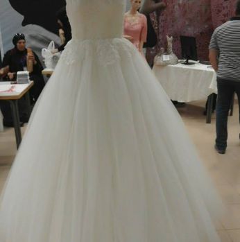 بدلة زفاف  - 36-40- بيج