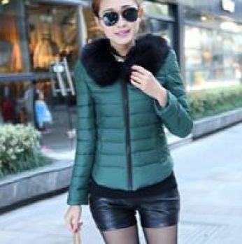 جكيت شتوي انيق دافئ - xl - green