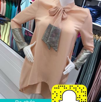 بلوز تركي واسع - S/m - مشمشي