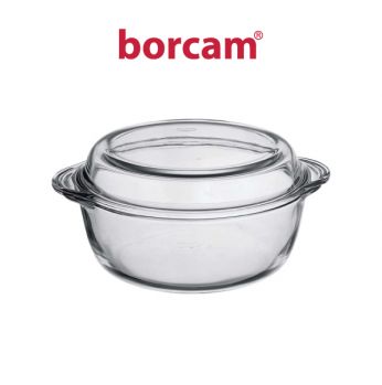 طنجرة بركام مع غطا - شفاف