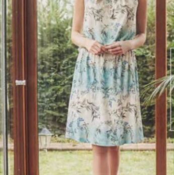 فستان بيتي- قميص نوم - 40/42 Eu - اخضر مائل للازرق