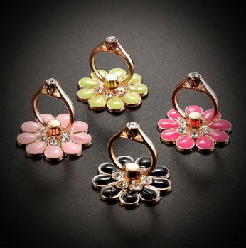 خاتم يد للجوالFlower Ring Holder - متعدد الالوان [5 قطع]