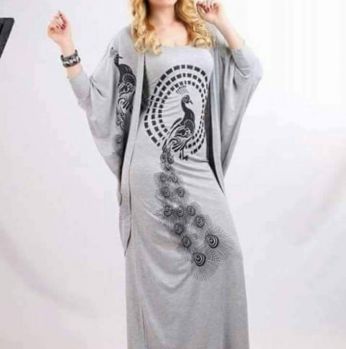 فستان الطاوس  - M - سكني واسود