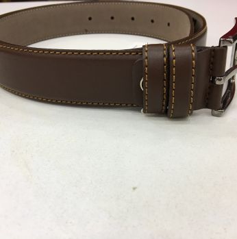 حزام رجالي - عسلي - 120 سم  Hatemoglu