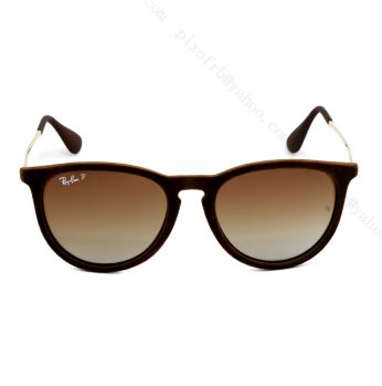 ريبان-ray Ban - بني  باطار منحني عريض 