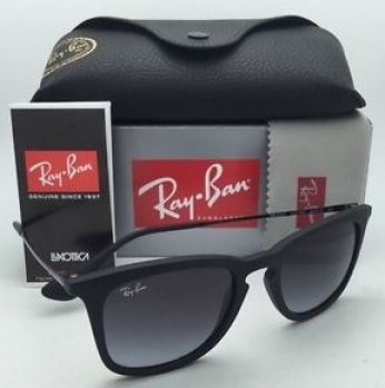 نظارة باطار مربع Ray-Ban Sunglasses Matte Black Frame  - اسود