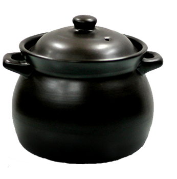 طنجرة فخار 5.3 لتر  - اسود
