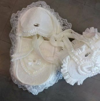 شنتة مع كوتة بيبي - اوف وايت - للجنسين