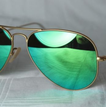 نظارة Ray-Ban Sunglasses RB 3025 - اخضر مموج 
