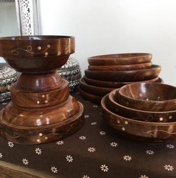 صحن ضيافه  باكستاني , ثلاث قطع