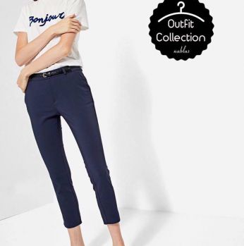 بنطلون stradivarius -  38 -  كحلي