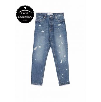 بنطلون stradivarius - 40 - جينز ازرق