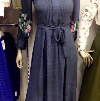 فستان  مميز  - 38 - كحلي