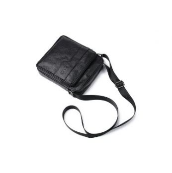  حقيبة جلد  - اسود للرجال 