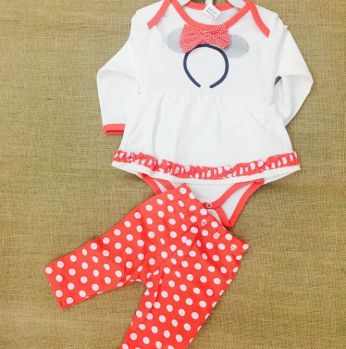 طقم تركي - 3 - 6 اشهر - متعدد الالوان