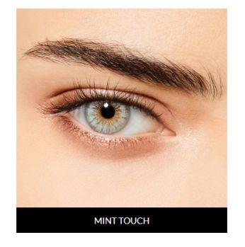 زوج عدسات لاصقة تجميلية من ديسيو الايطالية - mint touch