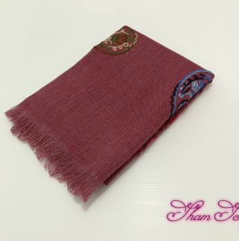 شال تركي - خمري موشح