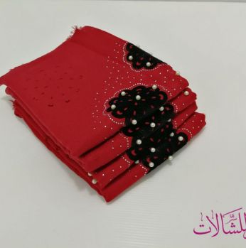 شال تركي  -  احمر