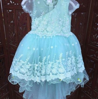 بدلة بناتي - 3سنة - فيروزي