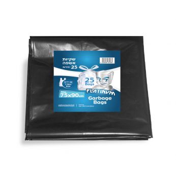أكياس نفايات بلاتينيوم - اسود