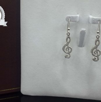 حلق موسيقى 925 - فضة