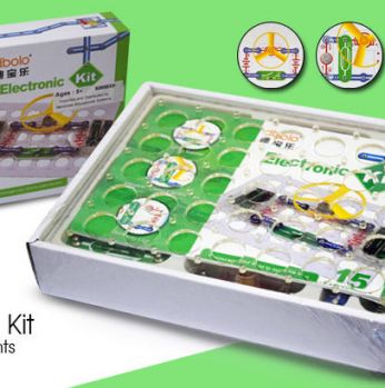 لعبة تعليمية لتعلم تركيب الدوائر الكهربائية والالكترونيات - بناء 15 دائرة مختلفة