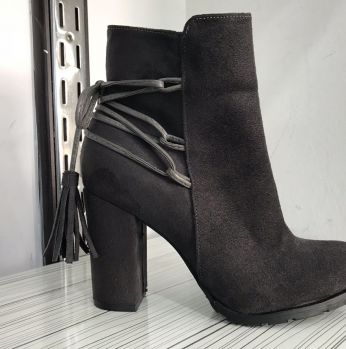 جزمة شتاء موديل 2018 شمواه - 39 Eu - رمادي متوسط