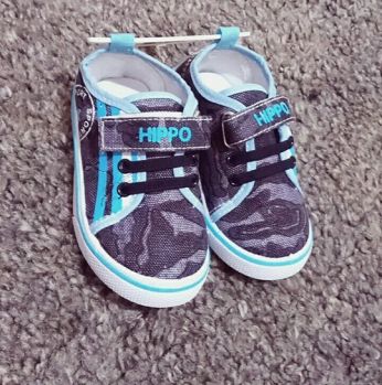 حذاء اطفال  - 21 - سكني مع ازرق 