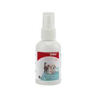 مضاد للبكتيريا والفطريات للقطط والكلاب Bioline Pati Care Spreyi 50 Ml