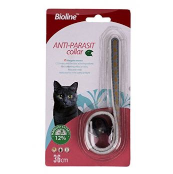 قشاط للحشرات والبراغيث والقطط  Bioline Flea And Tick Collar 36cm