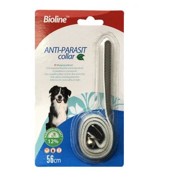 قشاط للحشرات والبراغيث والكلاب BIOLINE Flea and Tick Collar for Dogs and Cats 56 CM