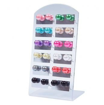 12 حلق لولو الوان  - متعددة