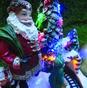 قرية الثلج مضيء كريسماس